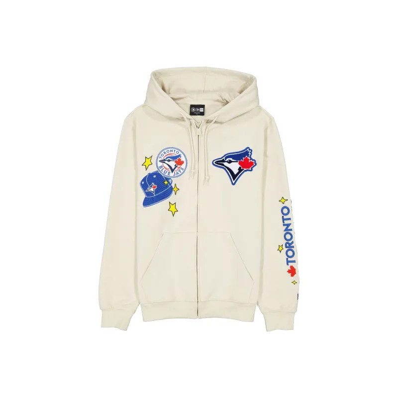 Toronto Blue Jays Stone Logo Select Full-Zip Hoodie sold by New Era