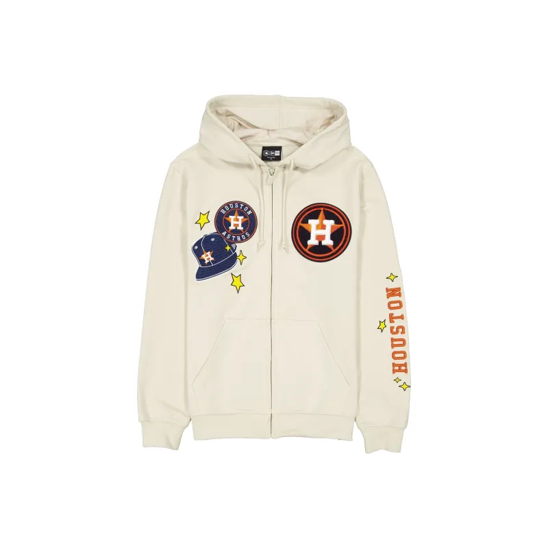 Houston Astros Stone Logo Select Full-Zip Hoodie sold by New Era