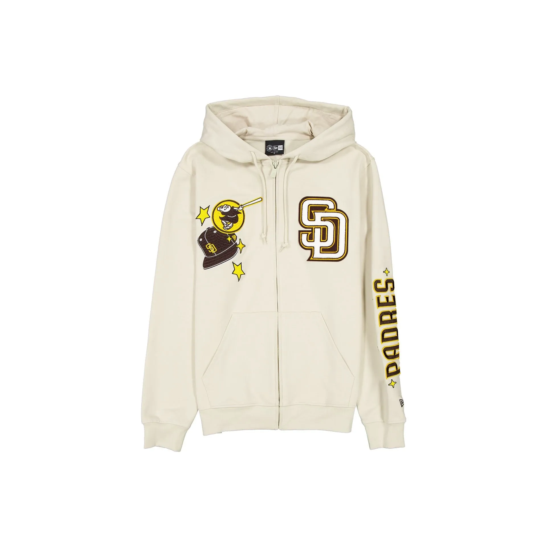 San Diego Padres Stone Logo Select Full-Zip Hoodie sold by New Era