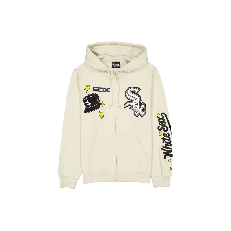 Chicago White Sox Stone Logo Select Full-Zip Hoodie sold by New Era