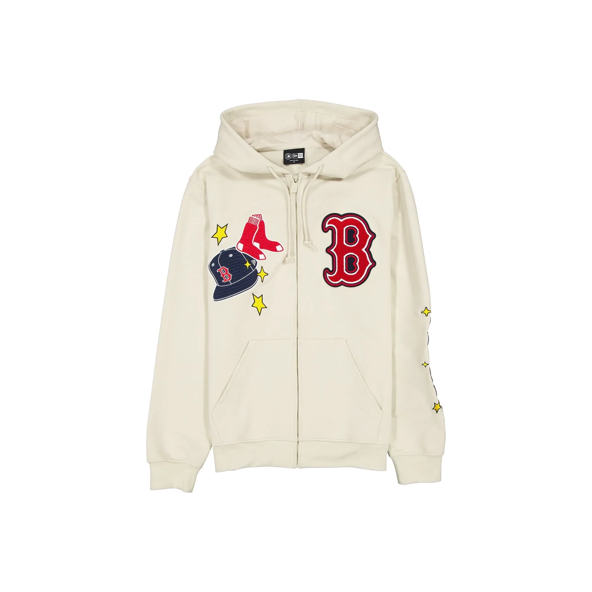 Boston Red Sox Stone Logo Select Full-Zip Hoodie sold by New Era