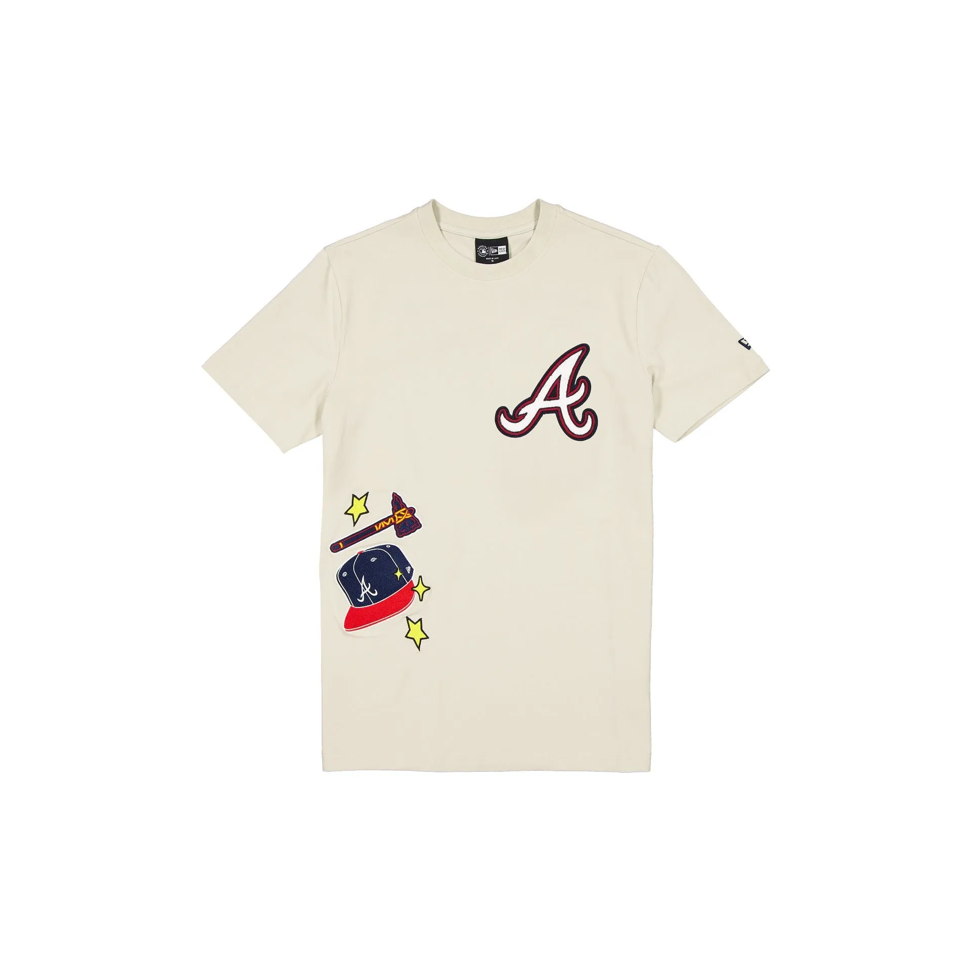 Atlanta Braves Stone Logo Select T-Shirt sold by New Era