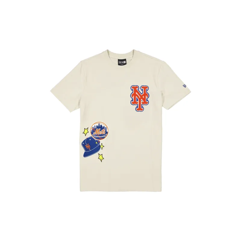 New York Mets Stone Logo Select T-Shirt sold by New Era