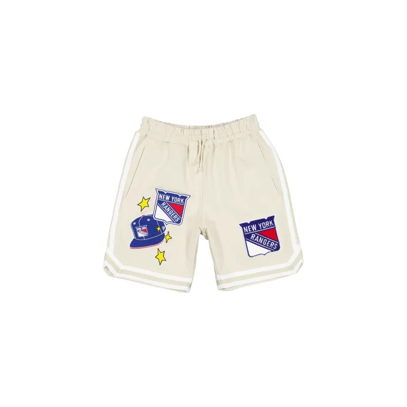 New York Rangers Stone Logo Select Shorts sold by New Era