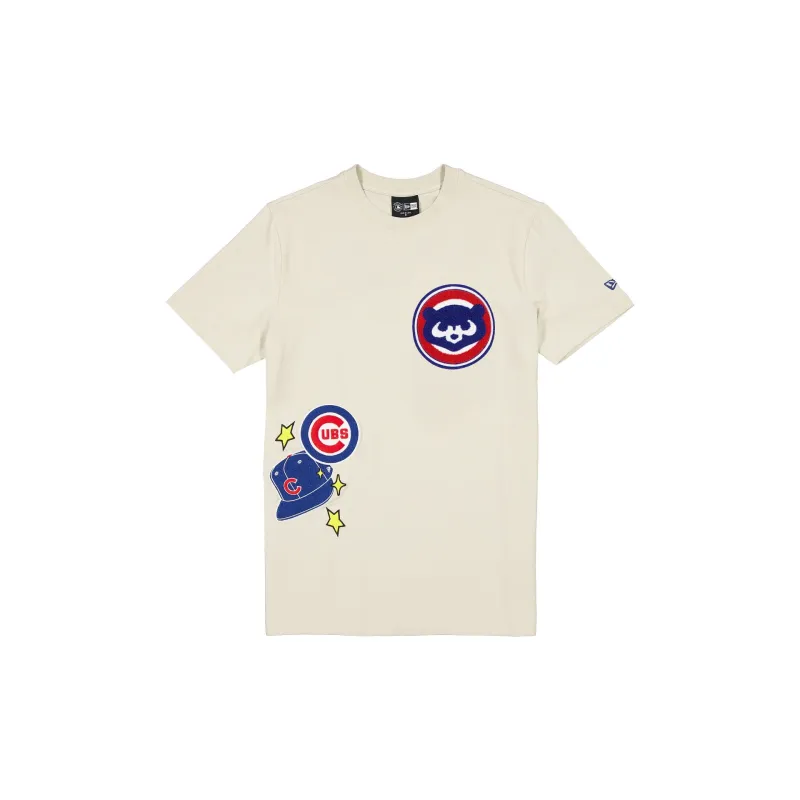 Chicago Cubs Stone Logo Select T-Shirt sold by New Era