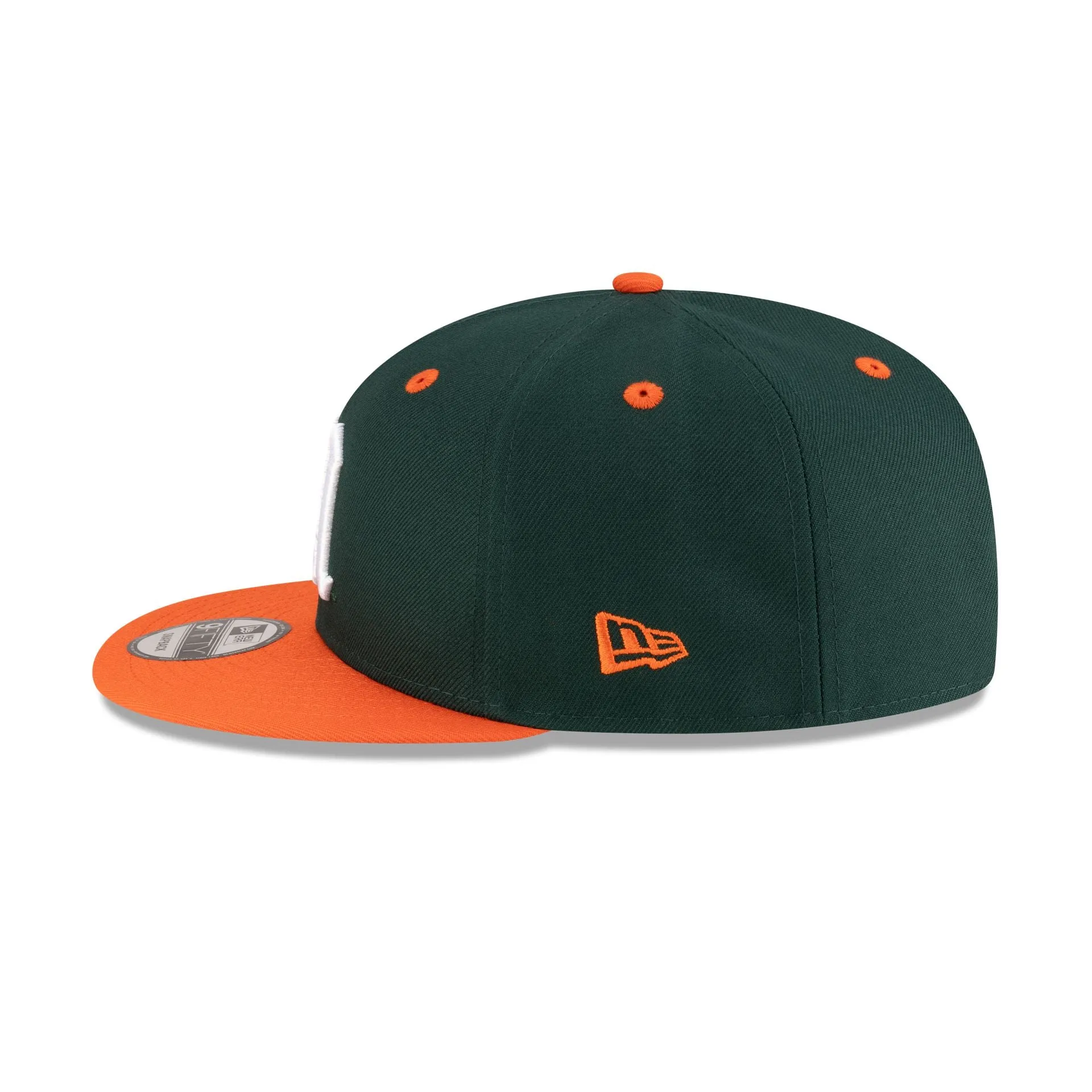 New Era x adidas Miami Hurricanes Green 9FIFTY Snapback Hat sold by New Era product image thumbnail 4
