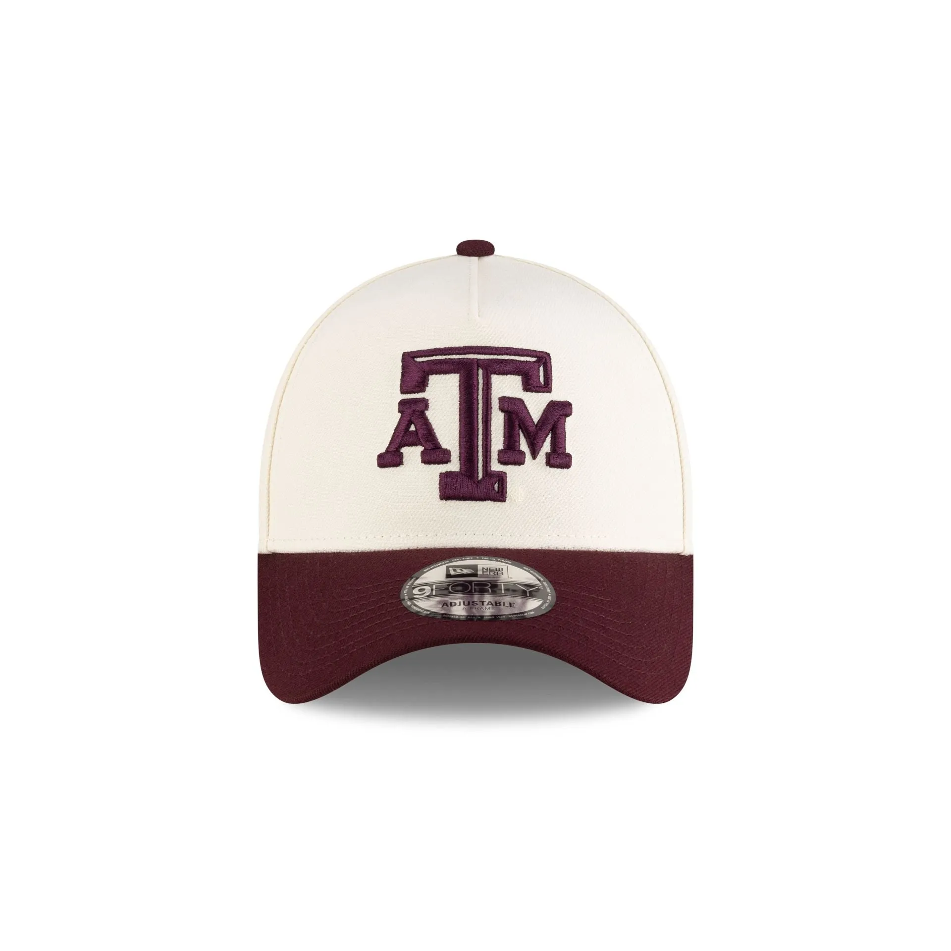 New Era x adidas Texas A&M Aggies Chrome White 9FORTY A-Frame Snapback Hat sold by New Era product image thumbnail 2