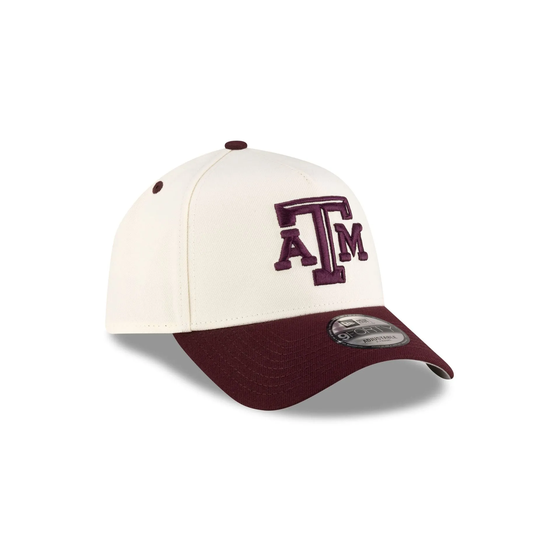 New Era x adidas Texas A&M Aggies Chrome White 9FORTY A-Frame Snapback Hat sold by New Era product image thumbnail 3