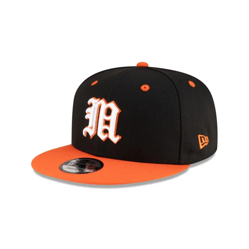 New Era x adidas Miami Hurricanes Black 9FIFTY Snapback Hat sold by New Era