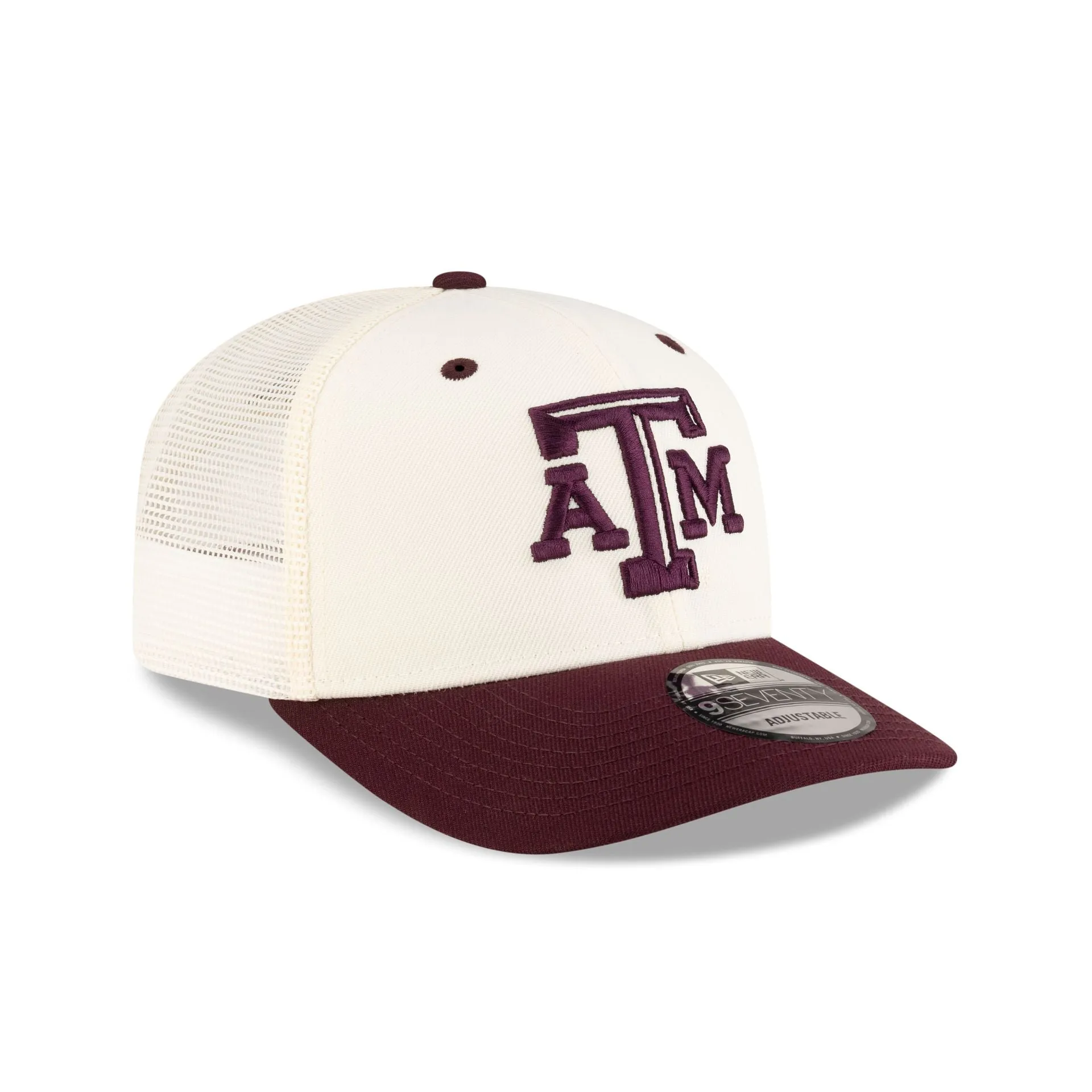 New Era x adidas Texas A&M Aggies Chrome White 9SEVENTY Trucker Hat sold by New Era product image thumbnail 3