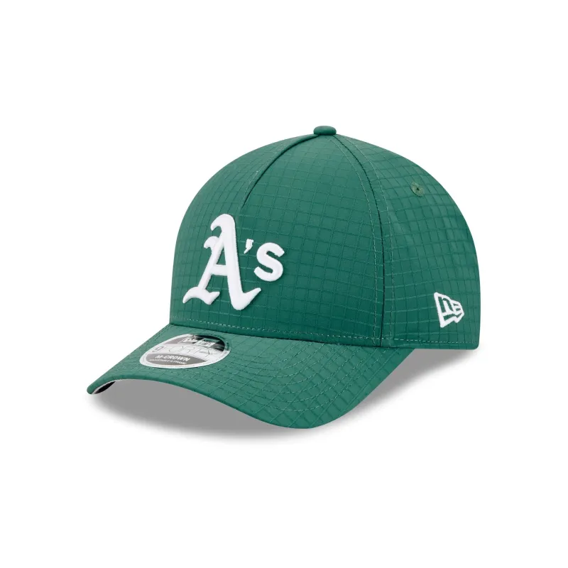Athletics Ripstop 9FORTY M-Crown A-Frame Snapback Hat sold by New Era