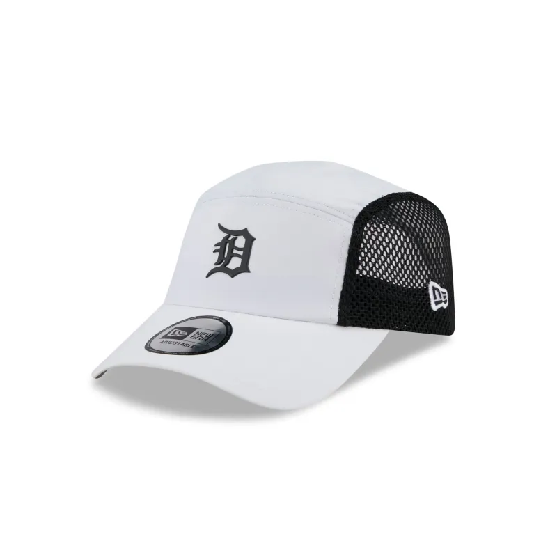 Detroit Tigers White Poly Runner Adjustable Hat sold by New Era