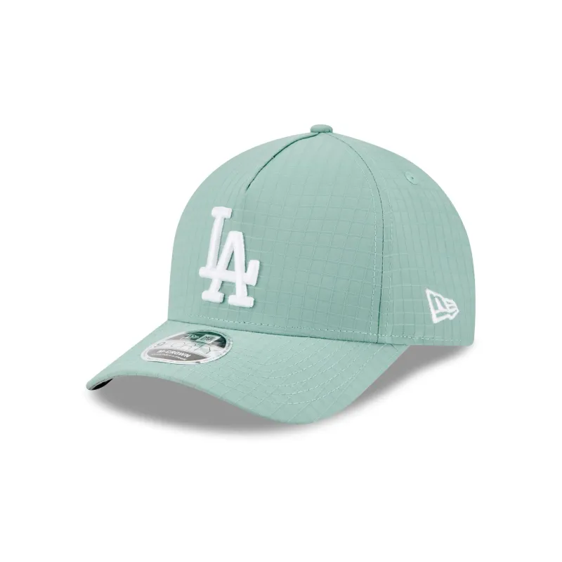 Los Angeles Dodgers Green Ripstop 9FORTY M-Crown A-Frame Snapback Hat sold by New Era