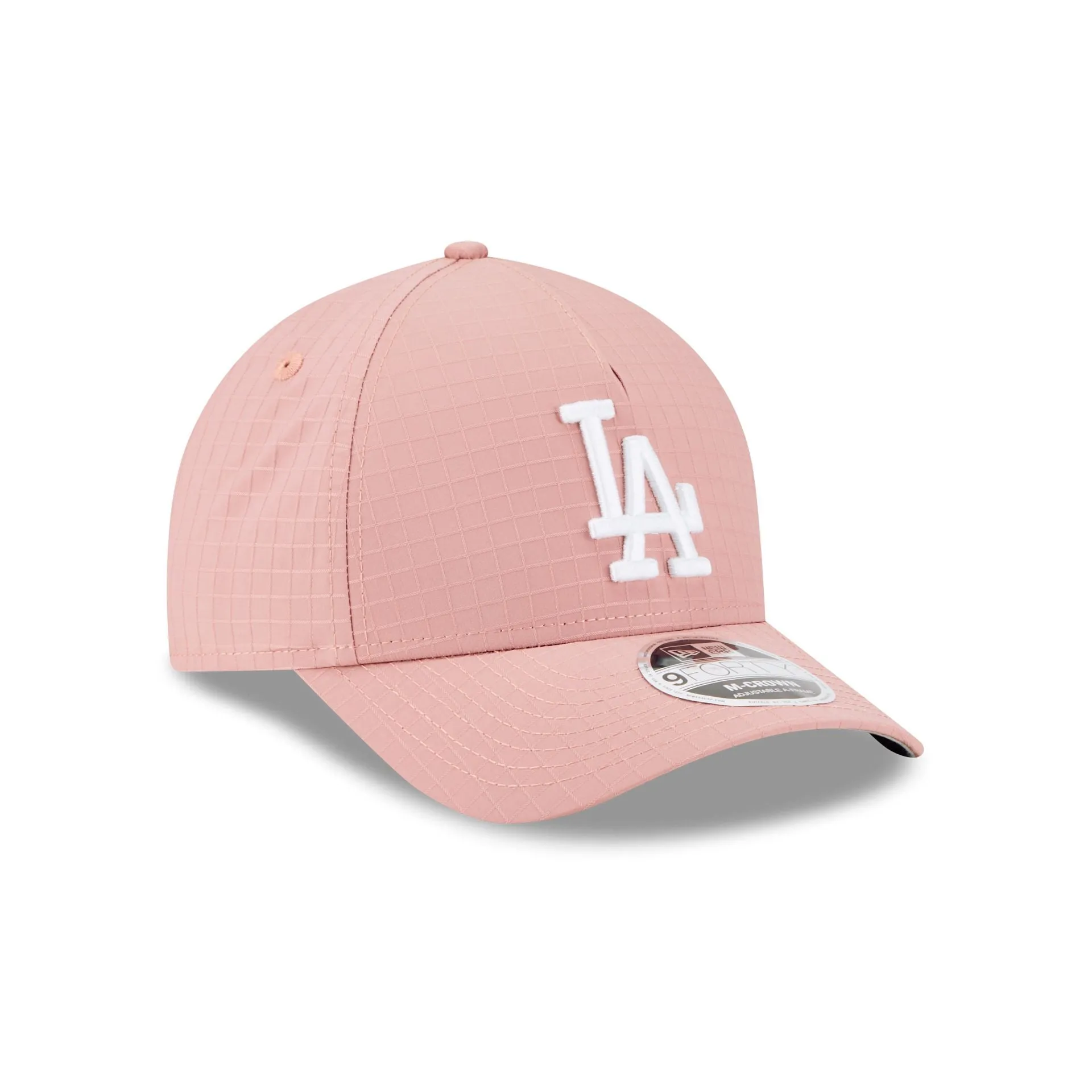 Los Angeles Dodgers Pink Ripstop 9FORTY M-Crown A-Frame Snapback Hat sold by New Era product image thumbnail 3