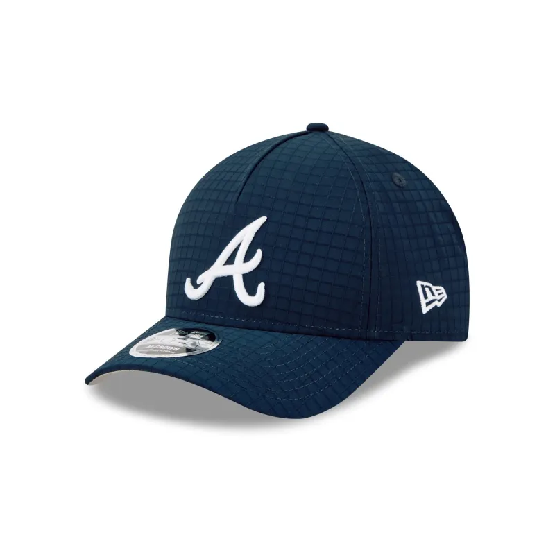 Atlanta Braves Ripstop 9FORTY M-Crown A-Frame Snapback Hat sold by New Era