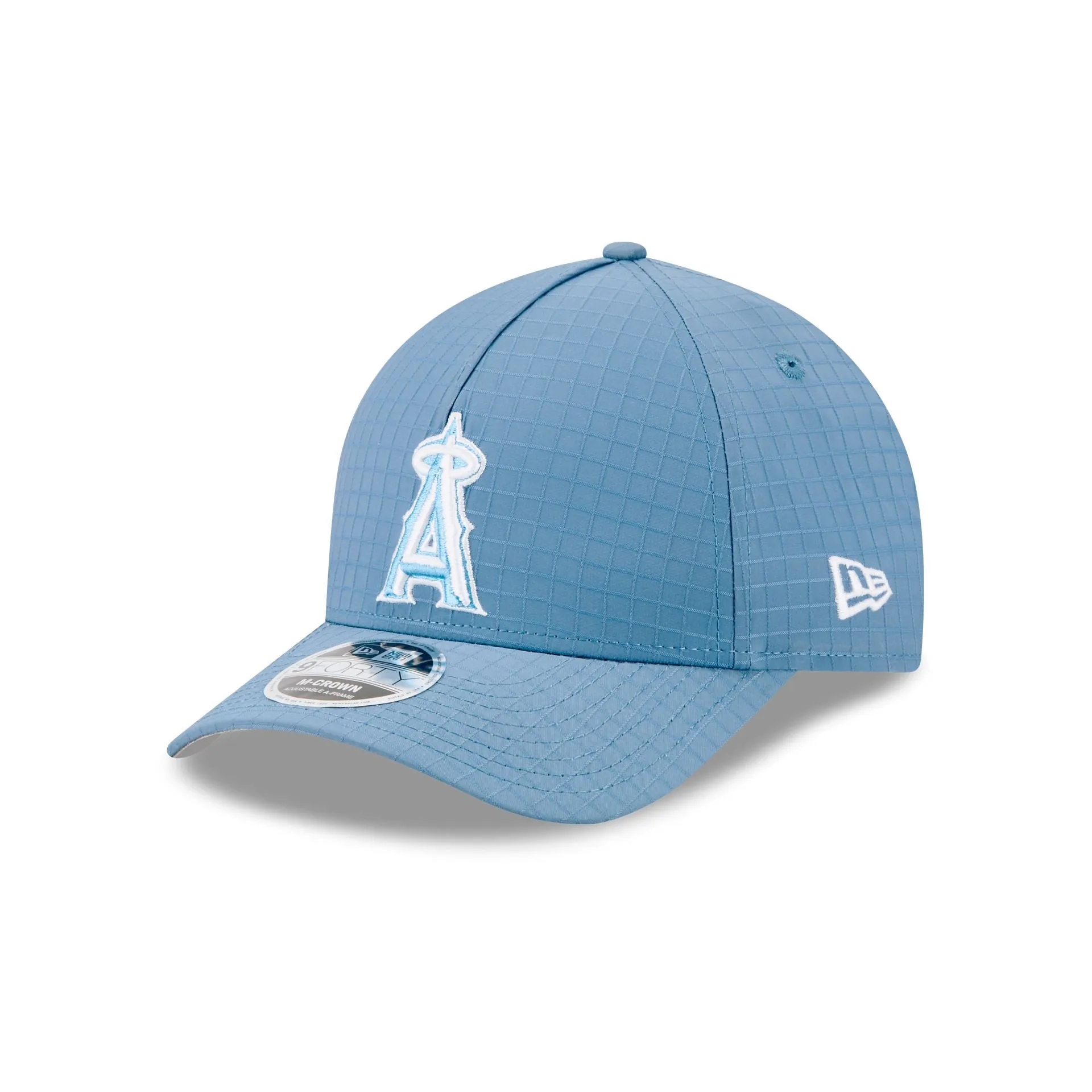 Los Angeles Angels Blue Ripstop 9FORTY M-Crown A-Frame Snapback Hat sold by New Era