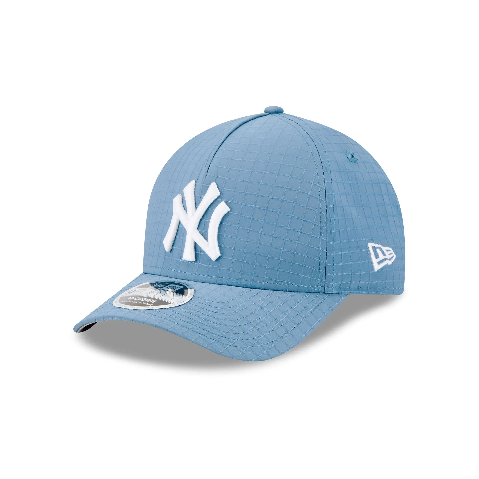 New York Yankees Blue Ripstop 9FORTY M-Crown A-Frame Snapback Hat sold by New Era