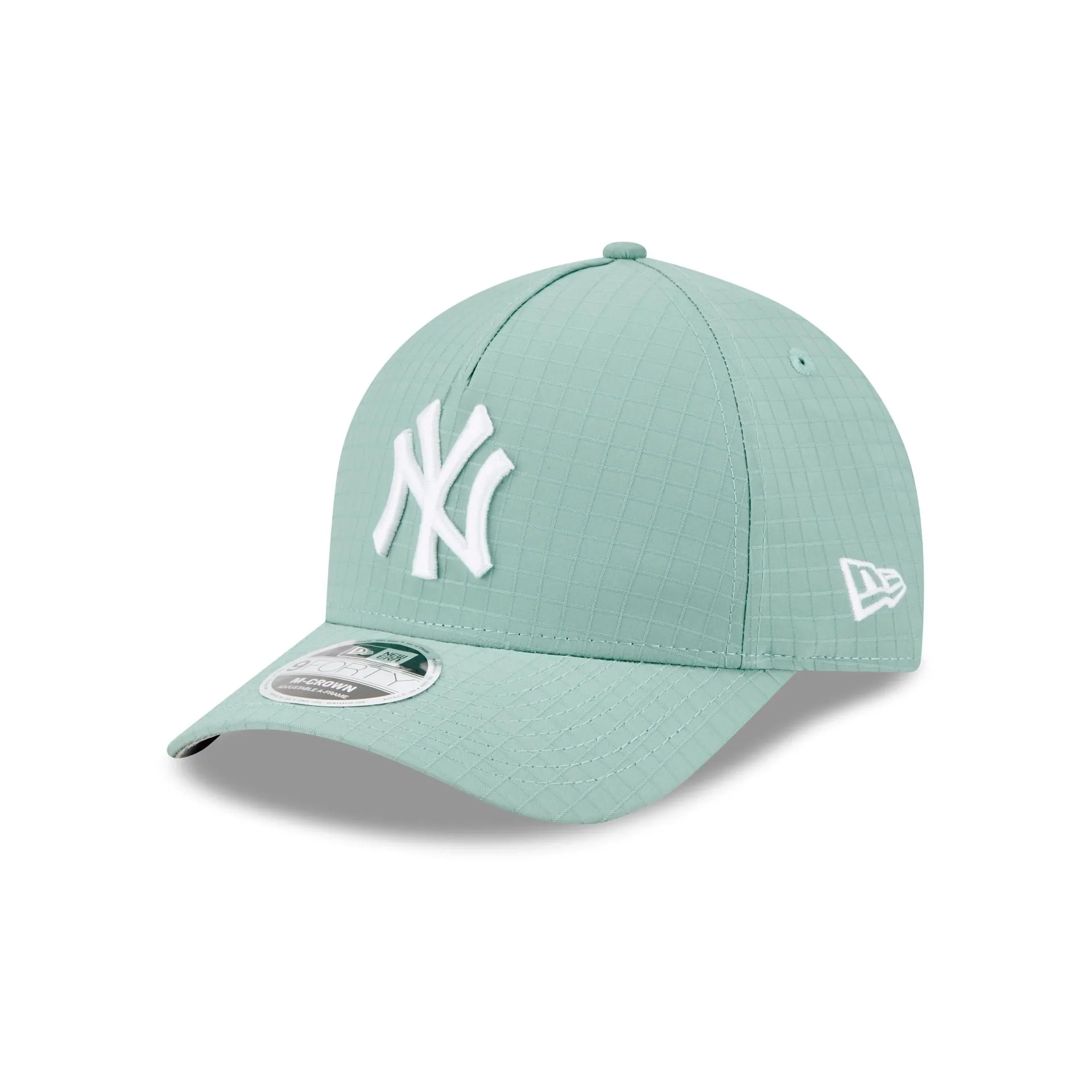 New York Yankees Green Ripstop 9FORTY M-Crown A-Frame Snapback Hat sold by New Era
