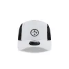 Pittsburgh Steelers White Poly Runner Adjustable Hat sold by New Era
