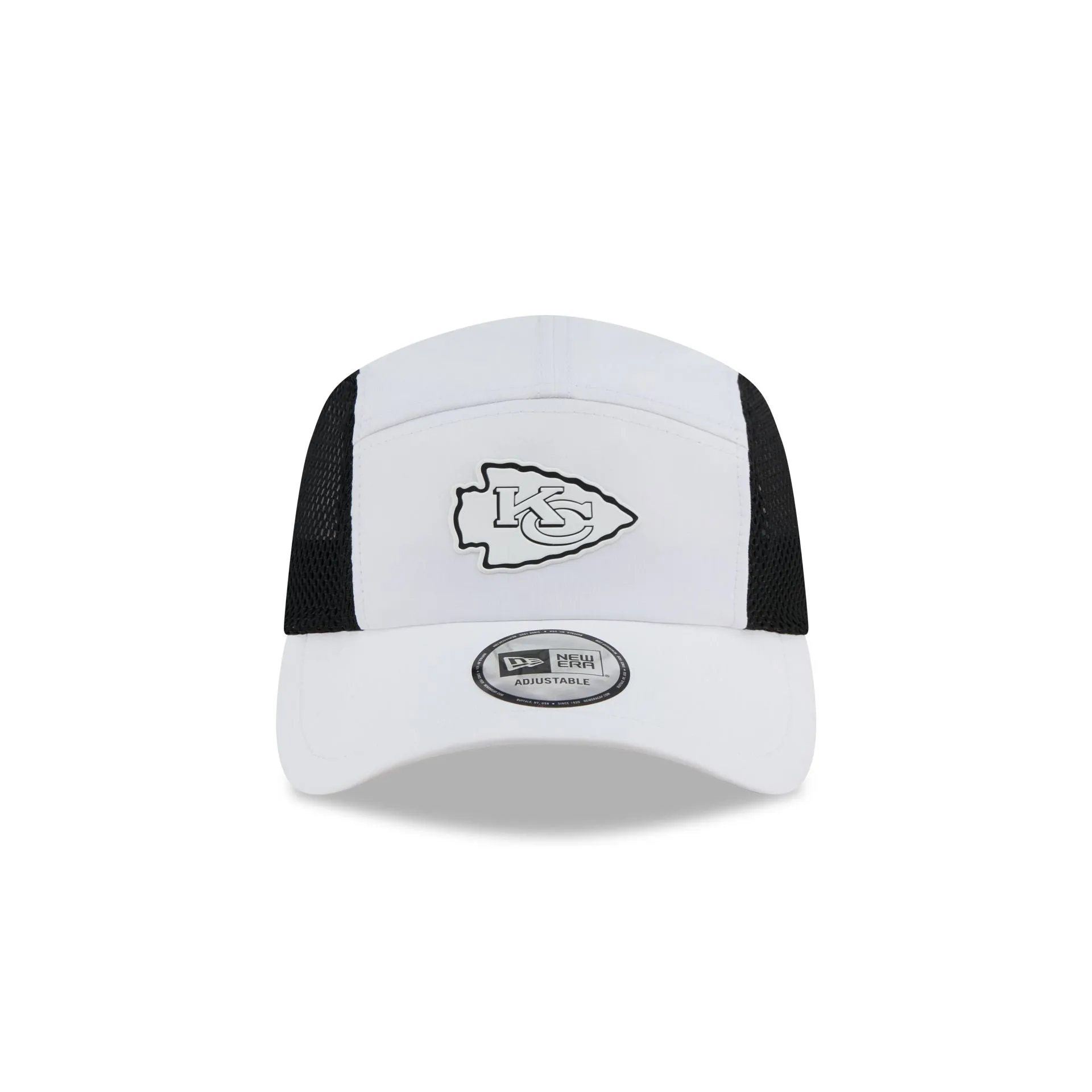Kansas City Chiefs White Poly Runner Adjustable Hat sold by New Era product image thumbnail 2