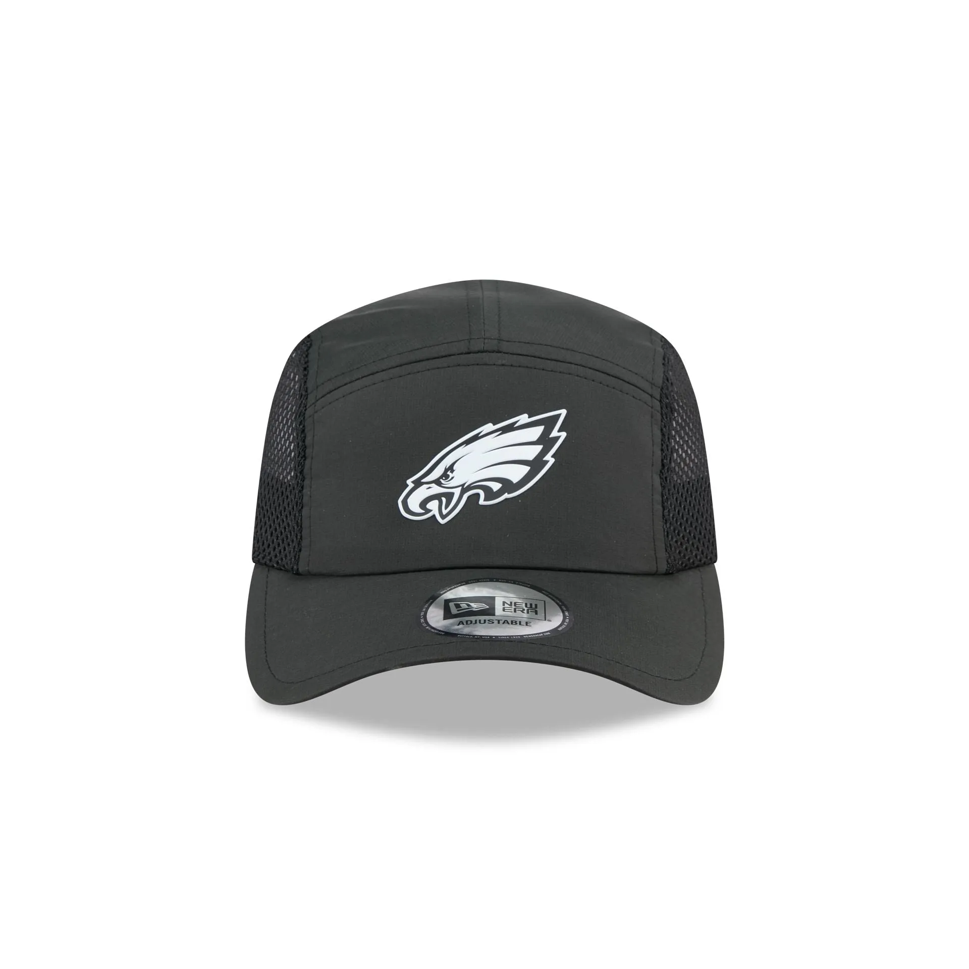 Philadelphia Eagles Black Poly Runner Adjustable Hat sold by New Era product image thumbnail 2