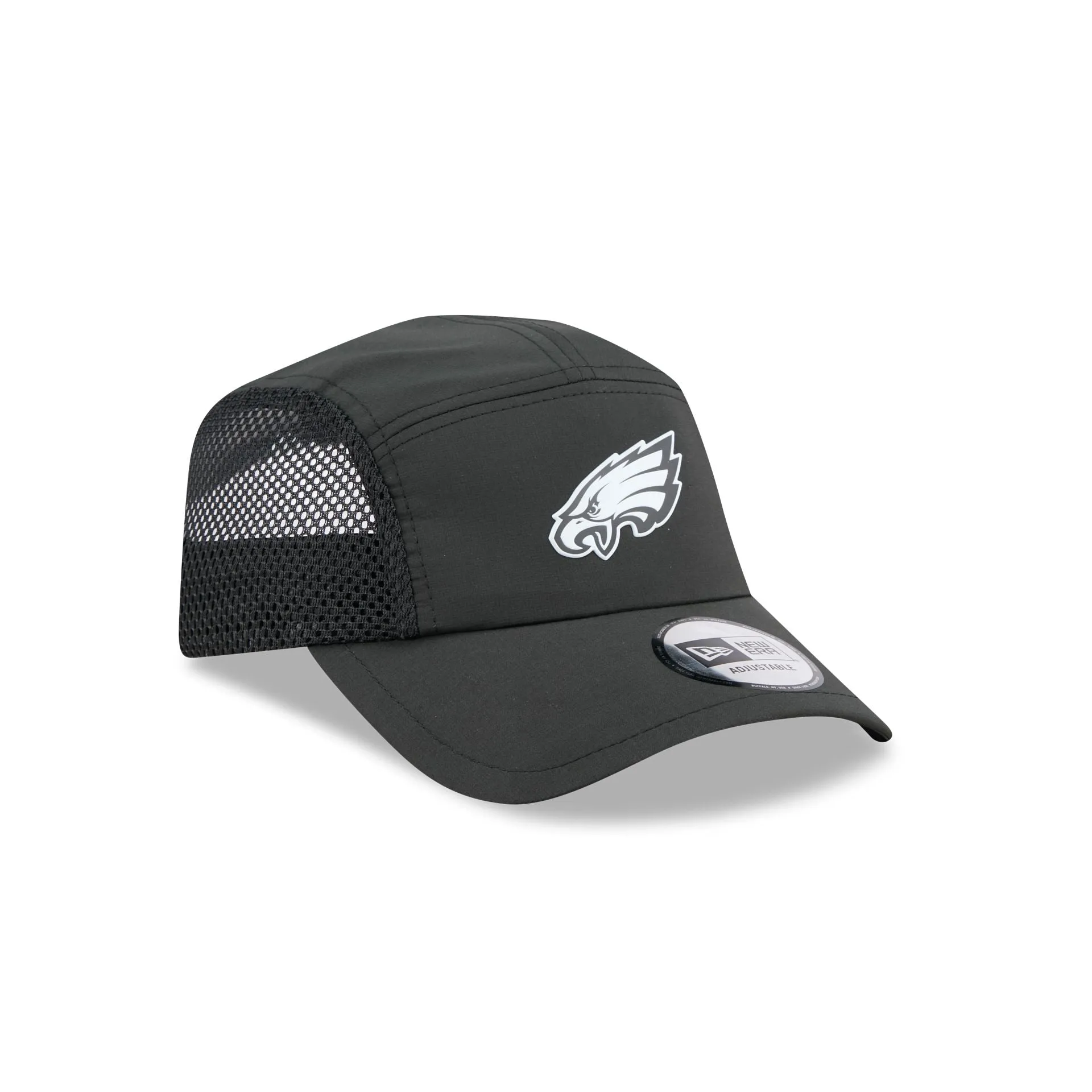 Philadelphia Eagles Black Poly Runner Adjustable Hat sold by New Era product image thumbnail 3