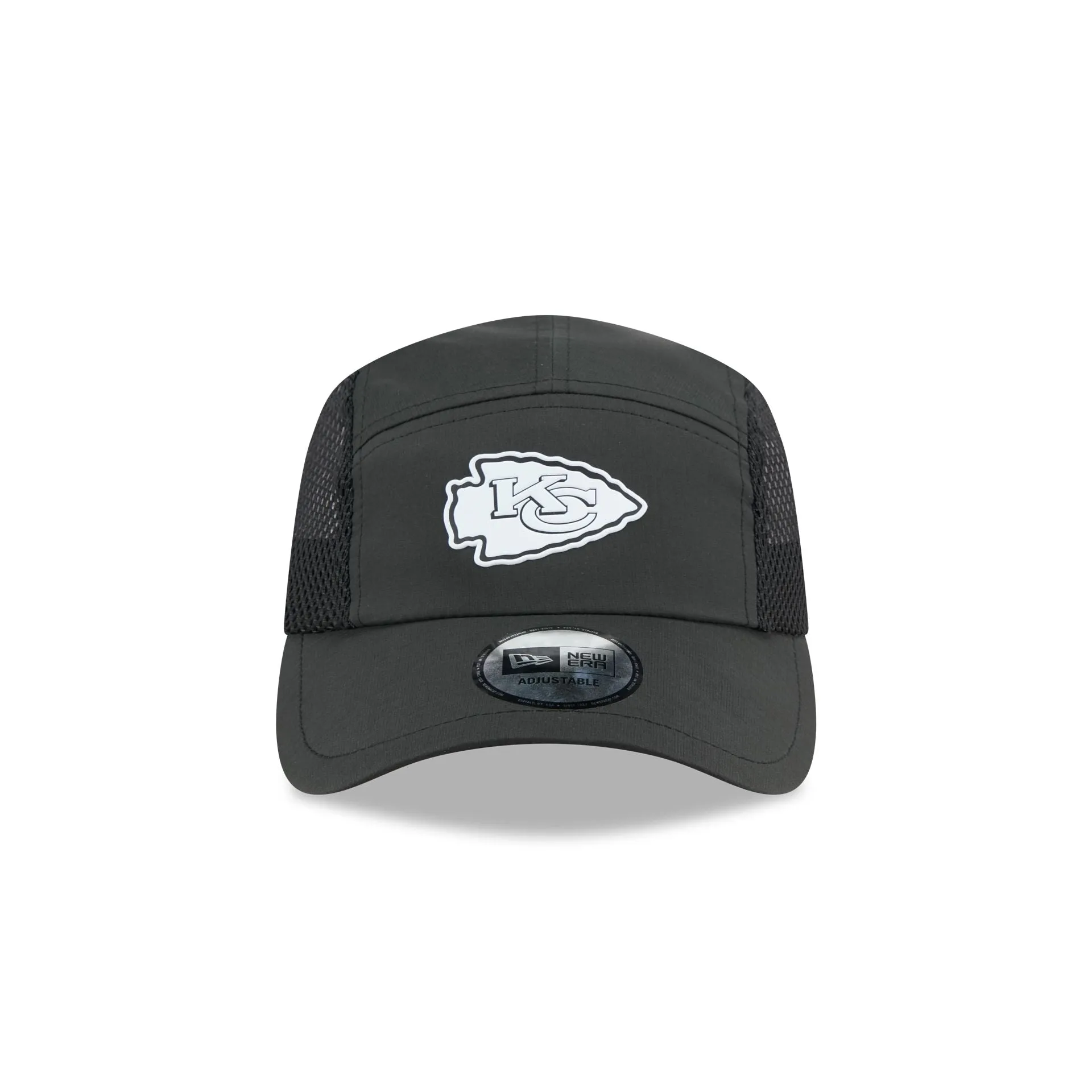 Kansas City Chiefs Black Poly Runner Adjustable Hat sold by New Era product image thumbnail 2