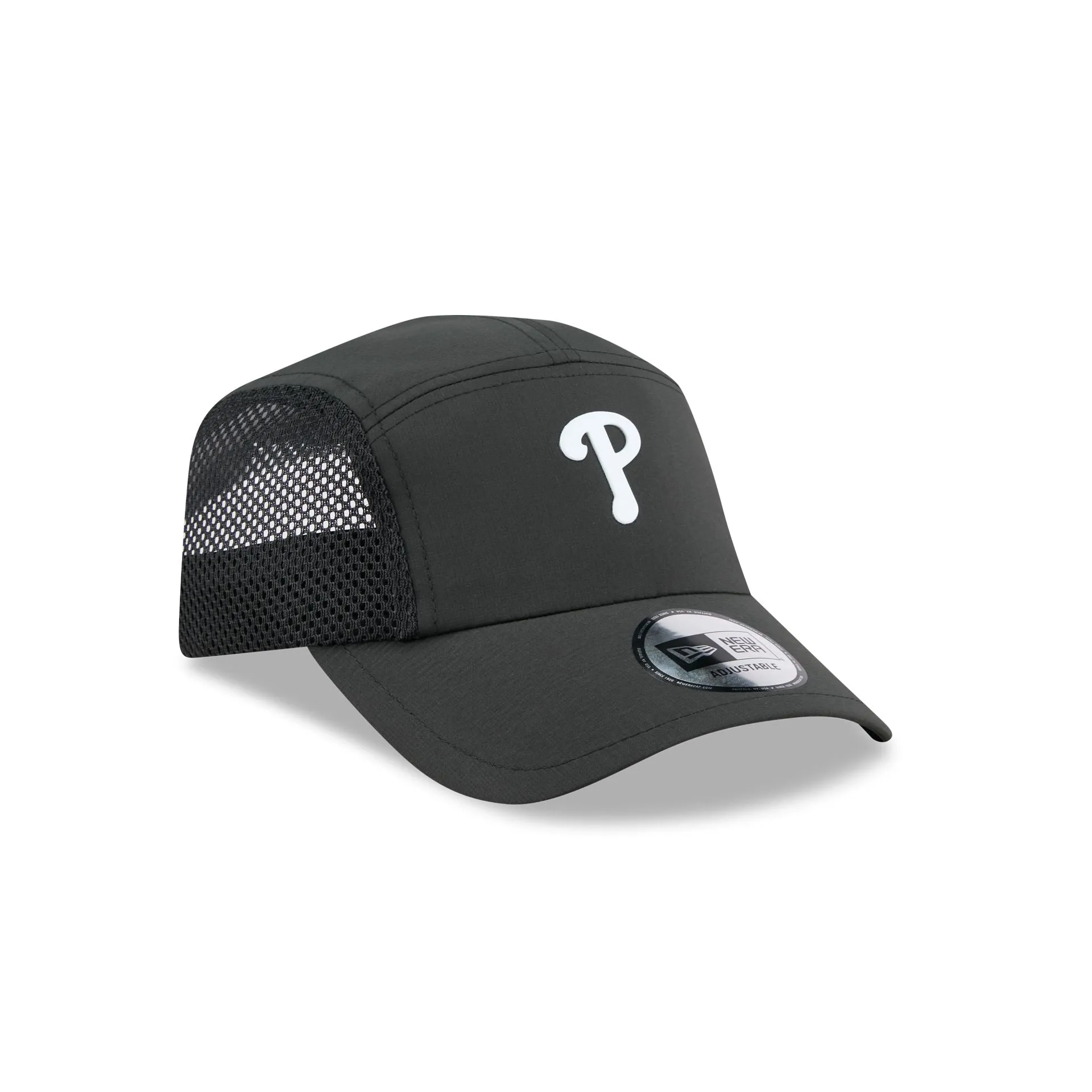 Philadelphia Phillies Black Poly Runner Adjustable Hat sold by New Era product image thumbnail 3