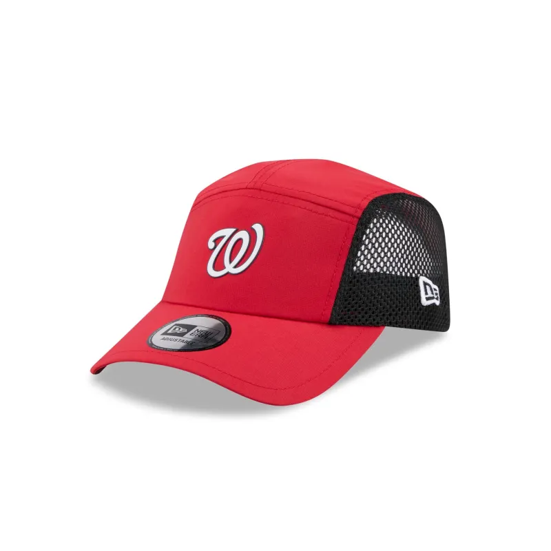 Washington Nationals Poly Runner Adjustable Hat made by New Era