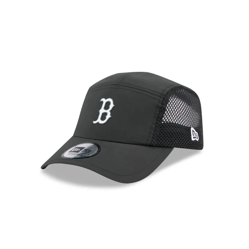 Boston Red Sox Black Poly Runner Adjustable Hat sold by New Era