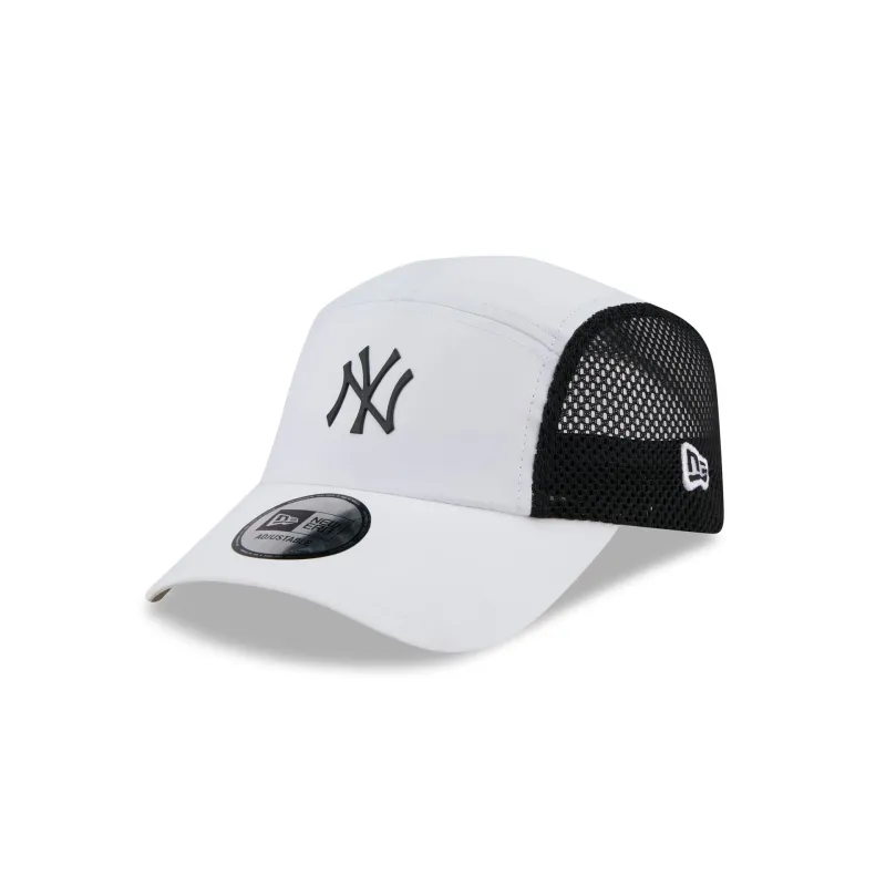 New York Yankees White Poly Runner Adjustable Hat sold by New Era