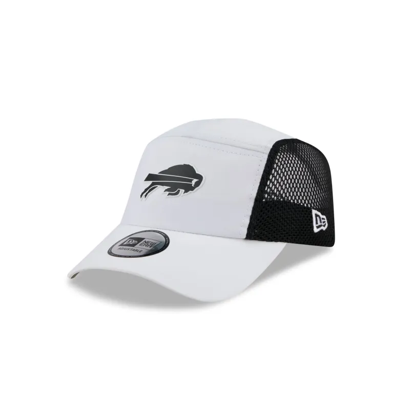 Buffalo Bills White Poly Runner Adjustable Hat sold by New Era