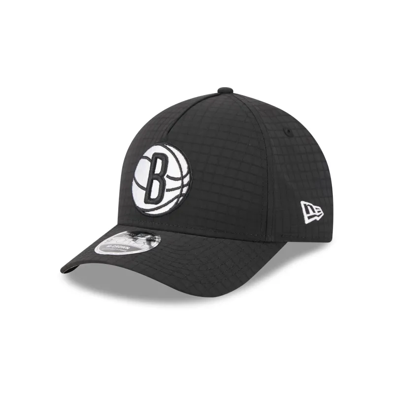 Brooklyn Nets Ripstop 9FORTY M-Crown A-Frame Snapback Hat sold by New Era