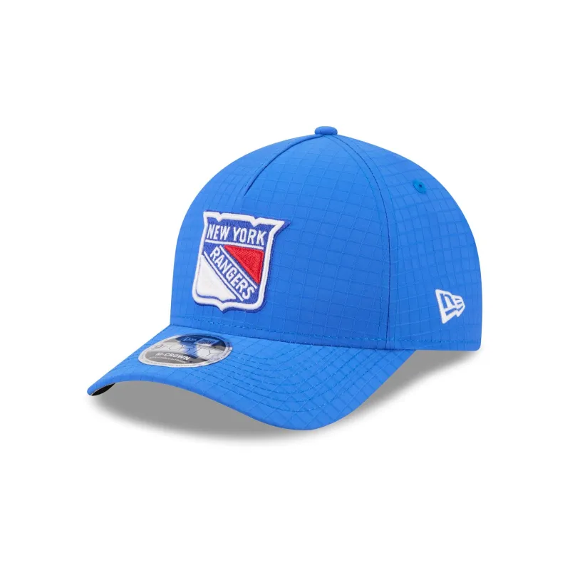 New York Rangers Ripstop 9FORTY M-Crown A-Frame Snapback Hat sold by New Era