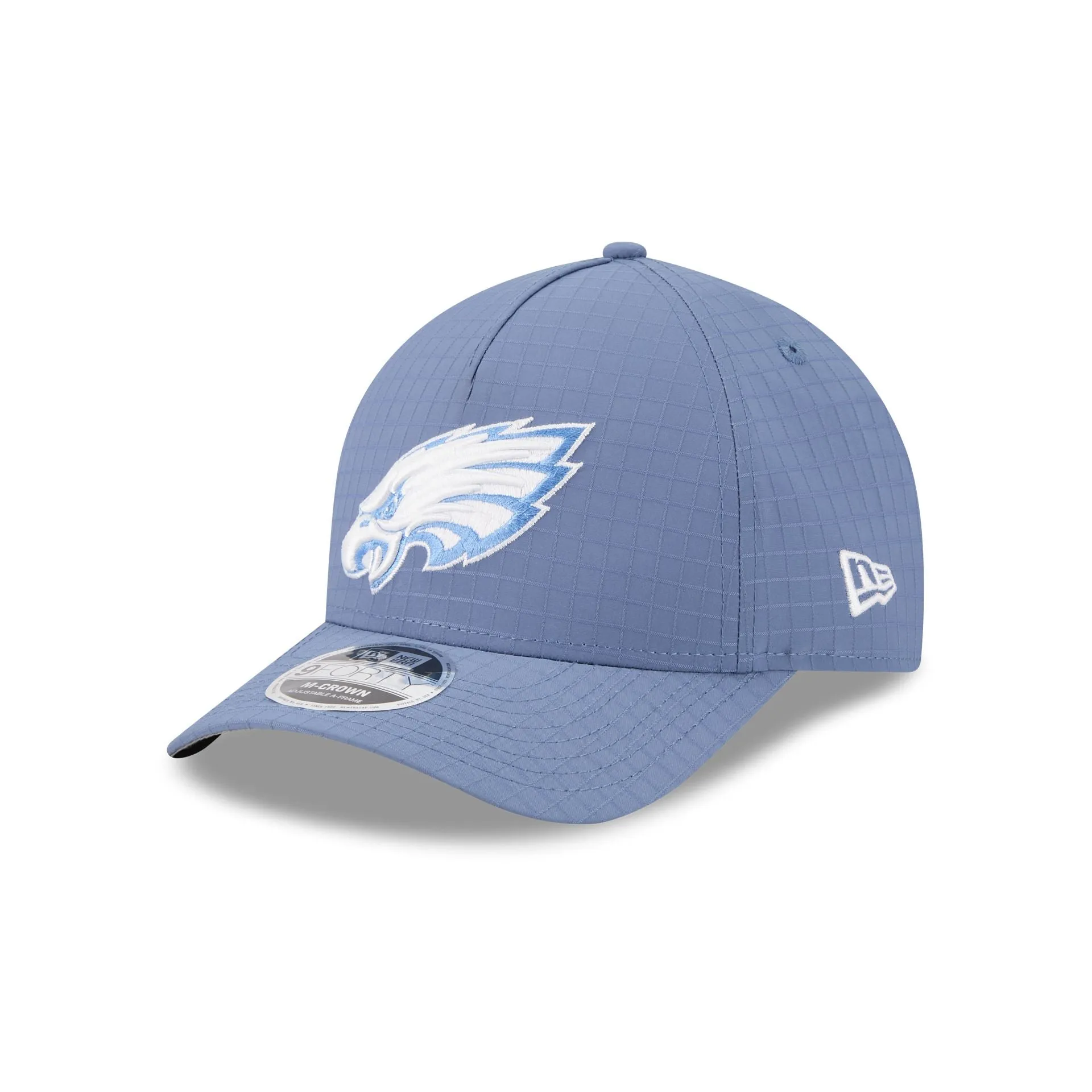 Philadelphia Eagles Blue Ripstop 9FORTY M-Crown A-Frame Snapback Hat sold by New Era