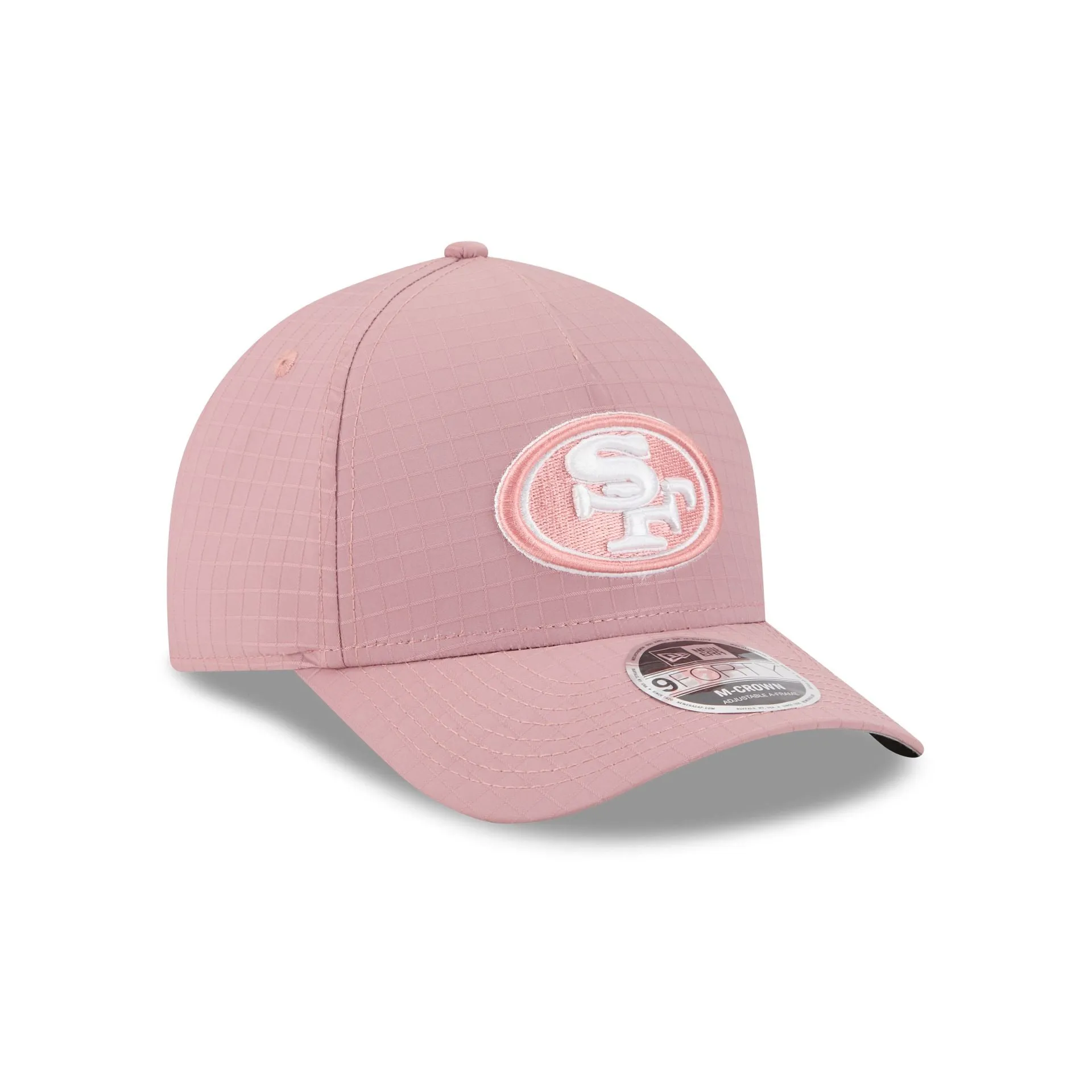 San Francisco 49ers Pink Ripstop 9FORTY M-Crown A-Frame Snapback Hat sold by New Era product image thumbnail 3