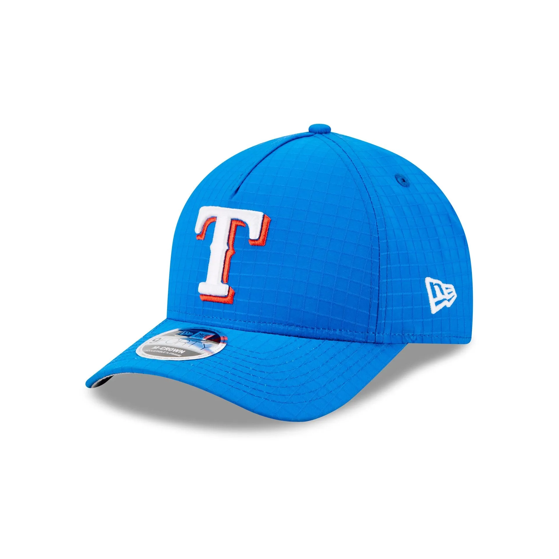 Texas Rangers Ripstop 9FORTY M-Crown A-Frame Snapback Hat sold by New Era