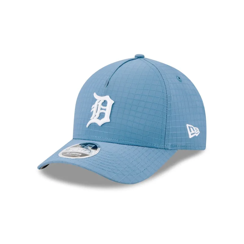 Detroit Tigers Blue Ripstop 9FORTY M-Crown A-Frame Snapback Hat sold by New Era