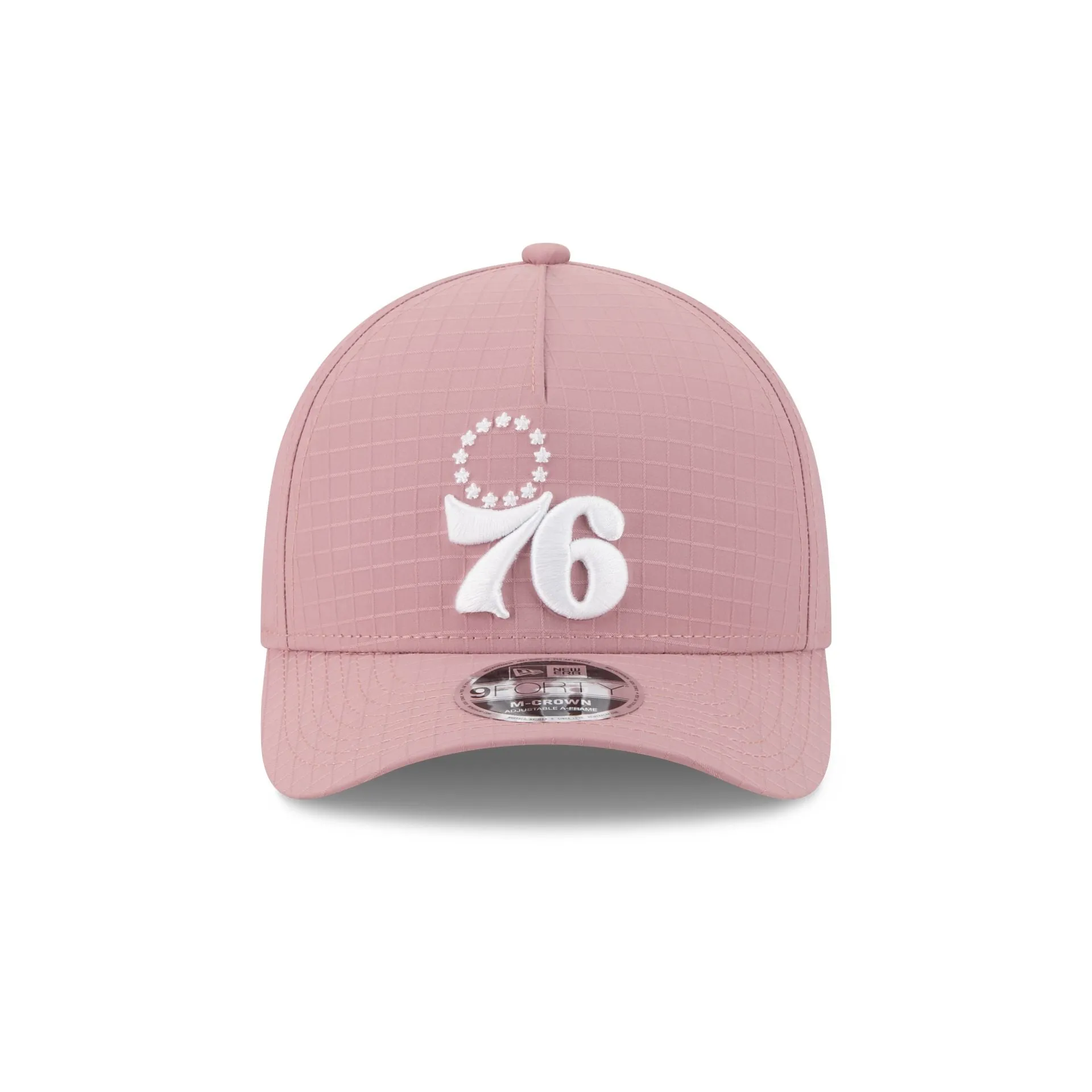 Philadelphia 76ers Pink Ripstop 9FORTY M-Crown A-Frame Snapback Hat sold by New Era product image thumbnail 2