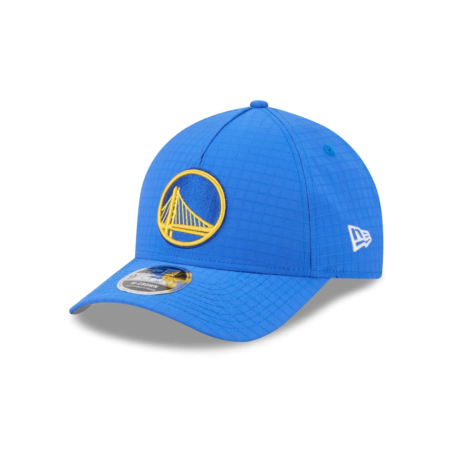 Golden State Warriors Ripstop 9FORTY M-Crown A-Frame Snapback Hat sold by New Era