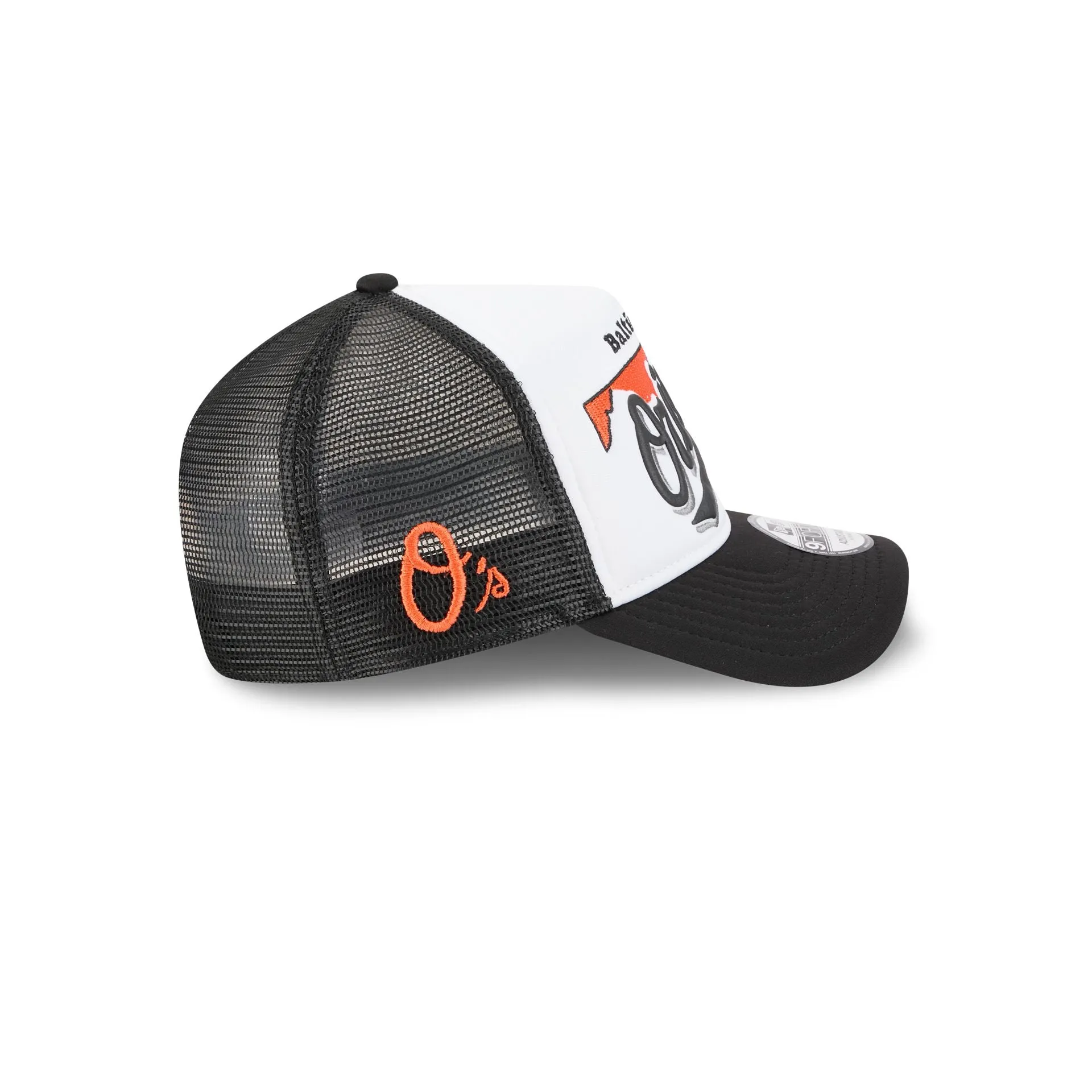 Baltimore Orioles State Flower 9FORTY A-Frame Trucker Hat sold by New Era product image thumbnail 4