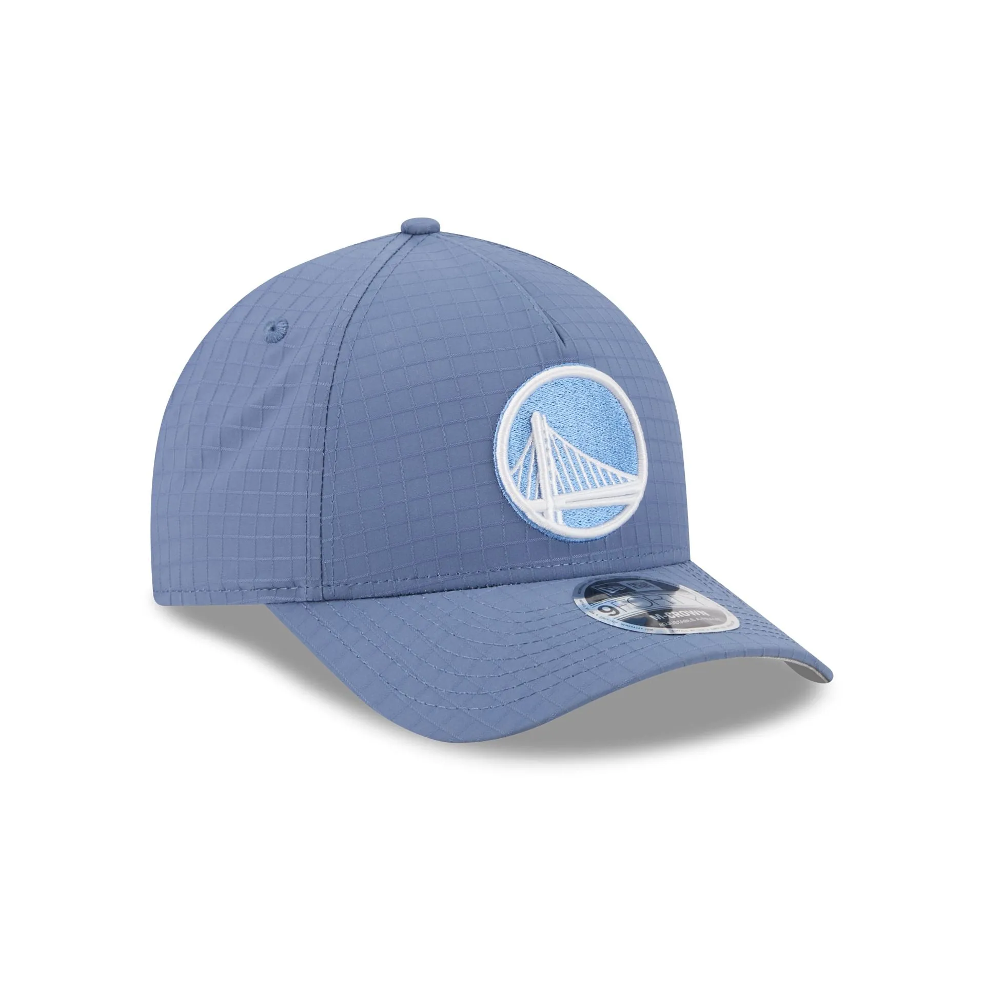Golden State Warriors Blue Ripstop 9FORTY M-Crown A-Frame Snapback Hat sold by New Era product image thumbnail 3