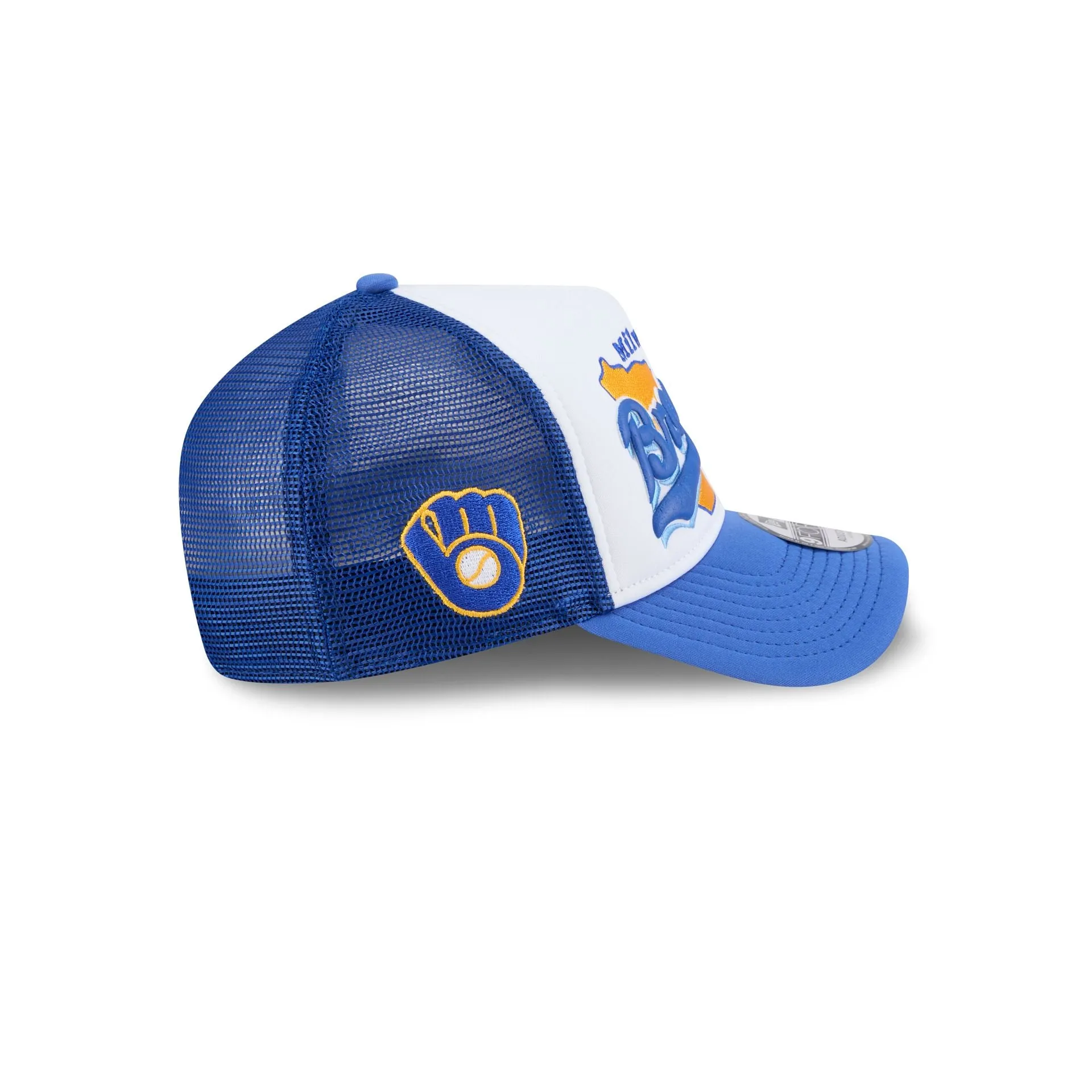 Milwaukee Brewers State Flower 9FORTY A-Frame Trucker Hat sold by New Era product image thumbnail 4