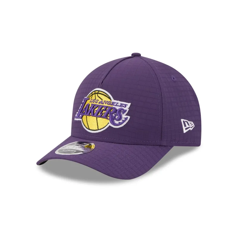 Los Angeles Lakers Ripstop 9FORTY M-Crown A-Frame Snapback Hat sold by New Era