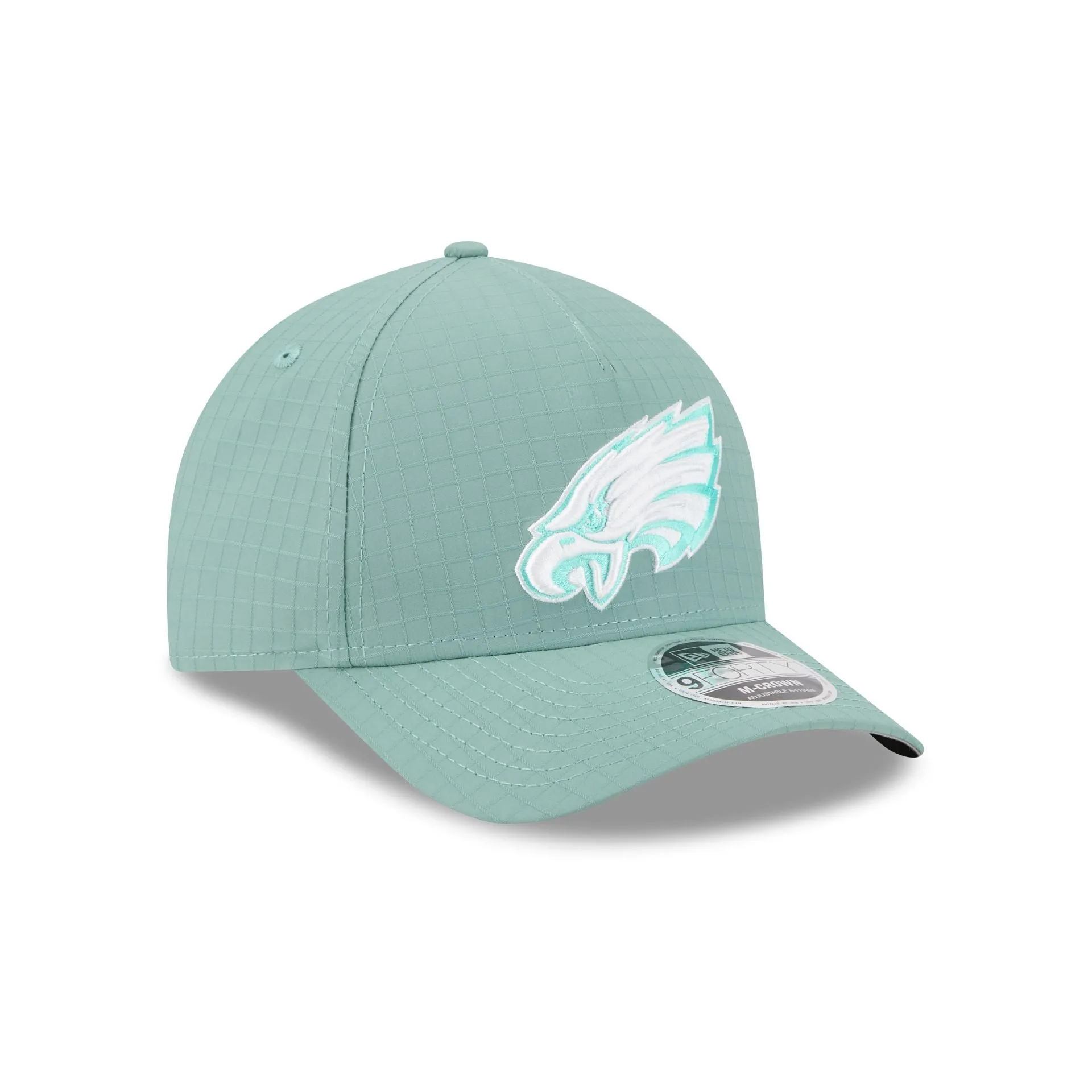 Philadelphia Eagles Green Ripstop 9FORTY M-Crown A-Frame Snapback Hat sold by New Era product image thumbnail 3