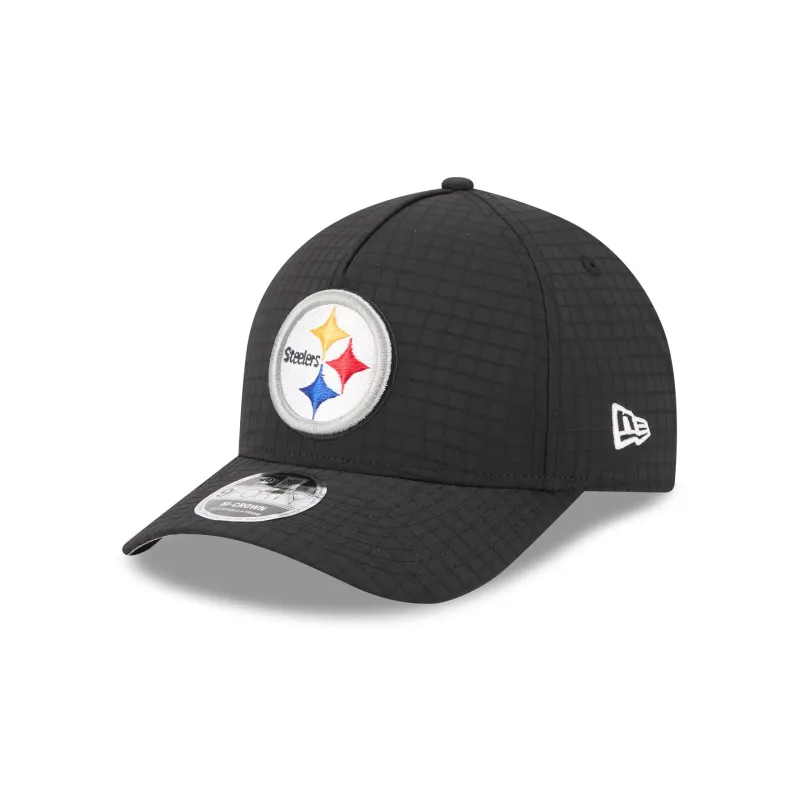 Pittsburgh Steelers Ripstop 9FORTY M-Crown A-Frame Snapback Hat sold by New Era
