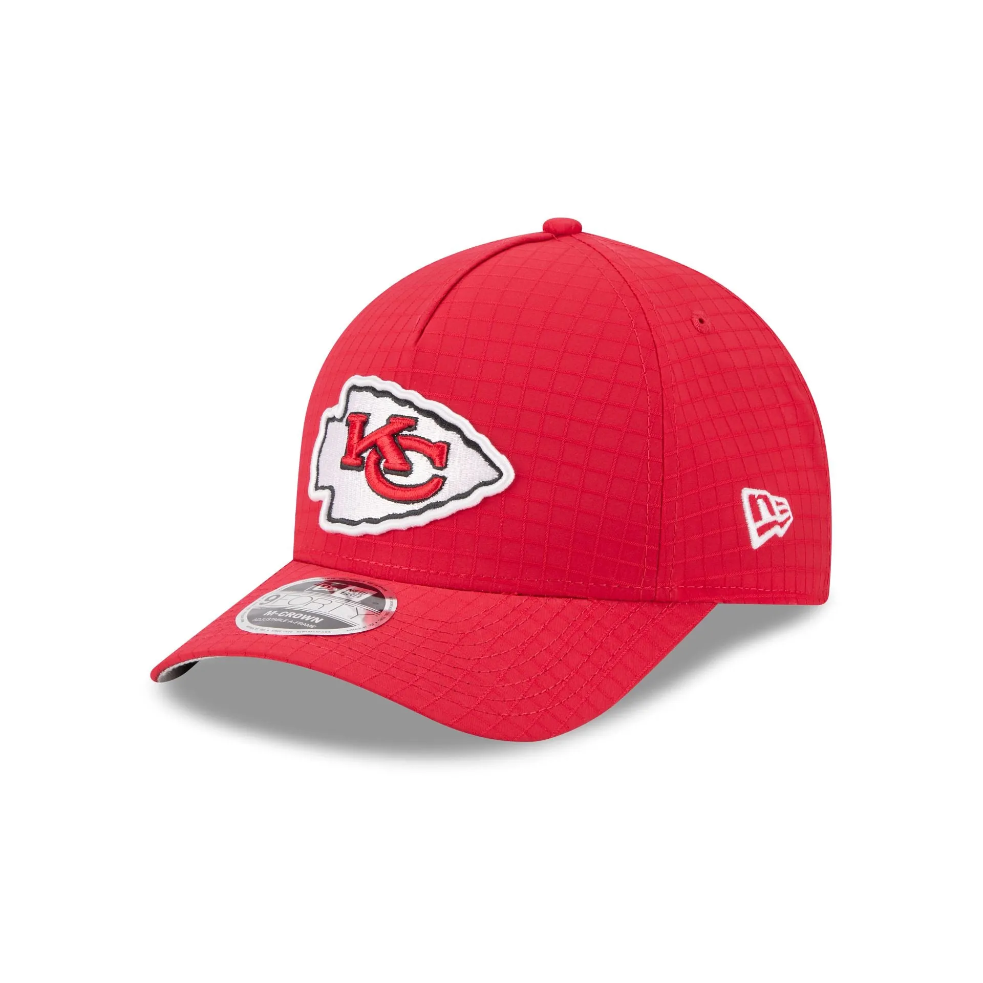 Kansas City Chiefs Ripstop 9FORTY M-Crown A-Frame Snapback Hat sold by New Era