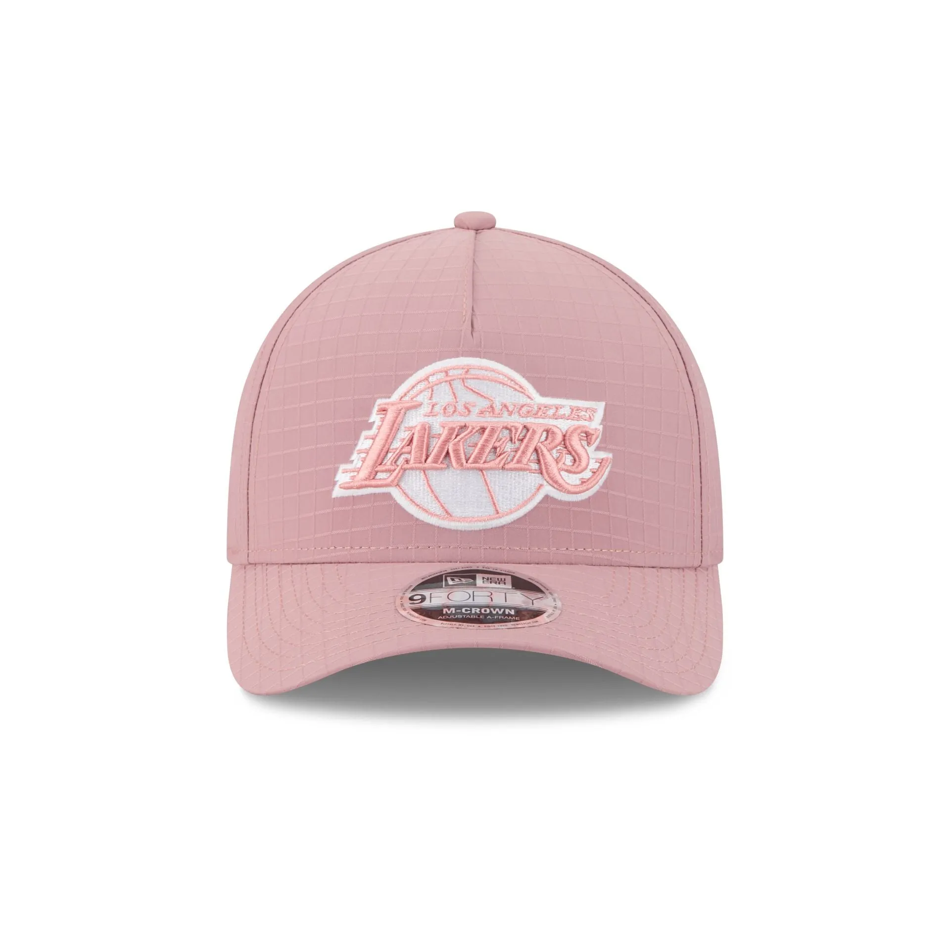 Los Angeles Lakers Pink Ripstop 9FORTY M-Crown A-Frame Snapback Hat sold by New Era product image thumbnail 2