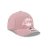 Los Angeles Lakers Pink Ripstop 9FORTY M-Crown A-Frame Snapback Hat sold by New Era