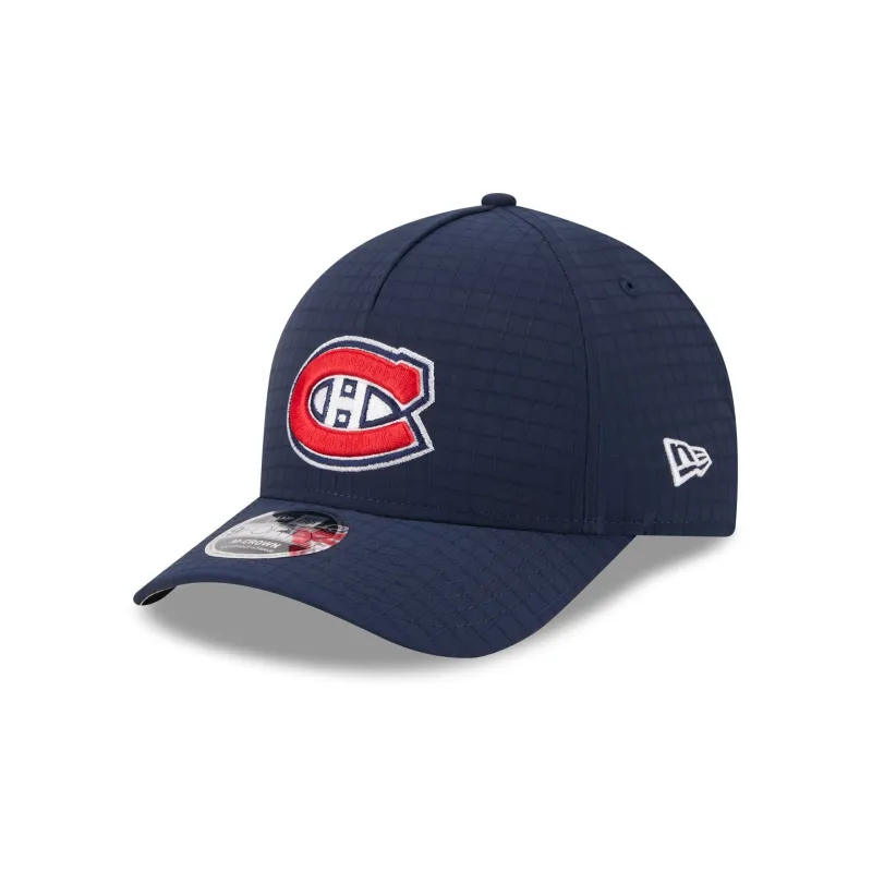 Montreal Canadiens Ripstop 9FORTY M-Crown A-Frame Snapback Hat sold by New Era